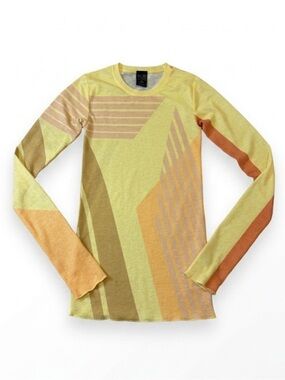 PE Nation Uprise Long Sleeve Top in yellow